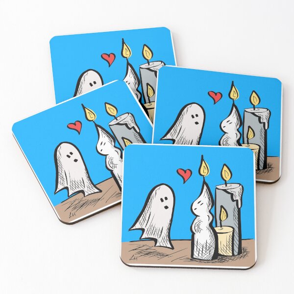 Item preview, Cute ghost in love. It's complicated.  designed and sold by ArtbyPriscilla.
