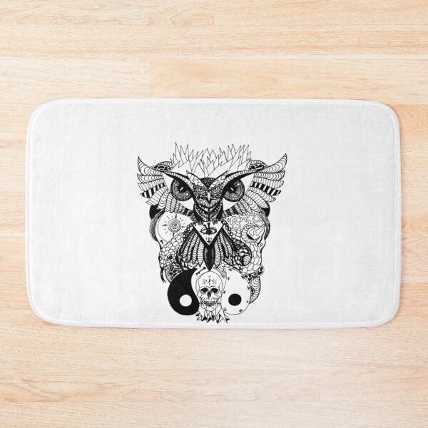 Item preview, Owl T-ShirtWise Owl And Ageless Skull T-Shirt designed and sold by YamaKasu.