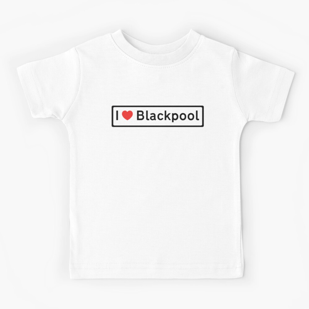 I Love Heart Blackpool Kids T-Shirt 
