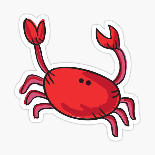 Cooler (King Crab Orange) Sticker for Sale by steveskaar