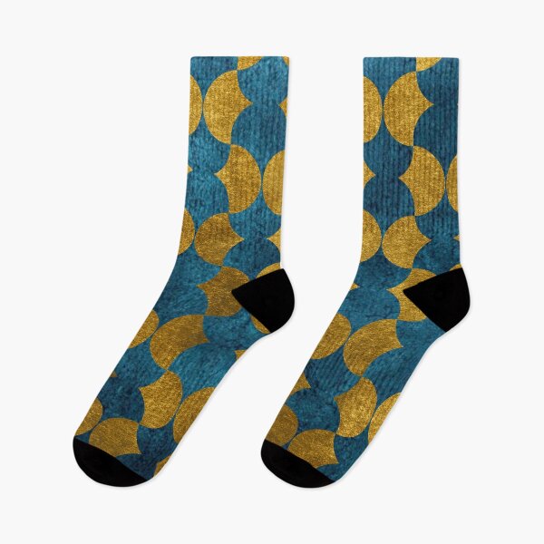 Item preview, Egyptian Nights Gold and Teal Pattern designed and sold by T-shirt-Designs.