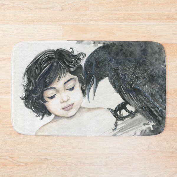 Item preview, The little girl and the crow designed and sold by Tsuya Shop.