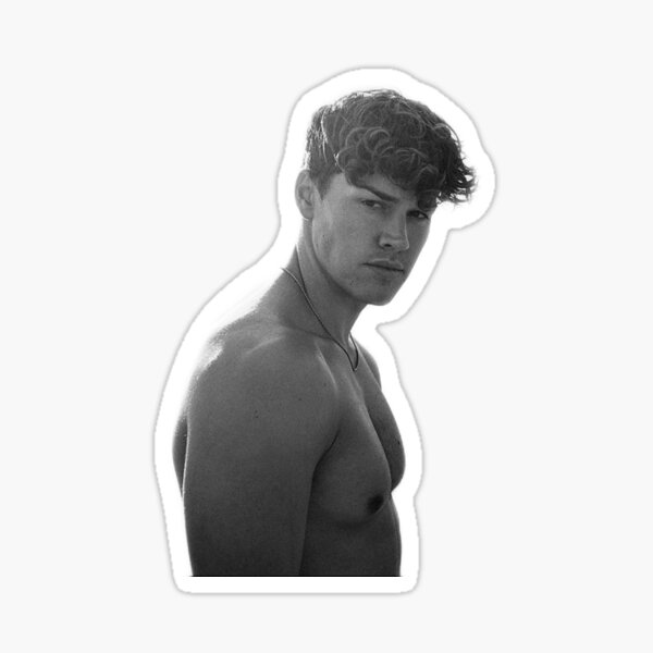 Noah Beck Sticker By Andreassdf Redbubble - noah beck roblox decal