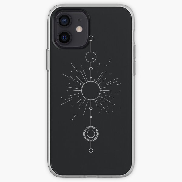 Sol System - Silver iPhone Soft Case