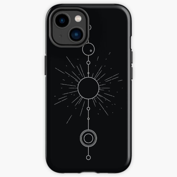 Sol System - Silver iPhone Tough Case