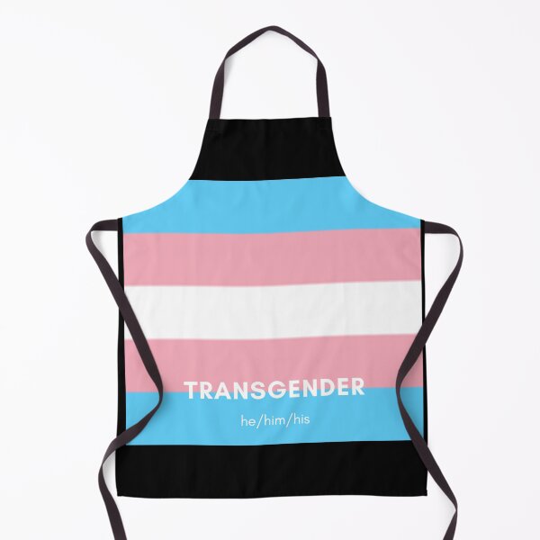 Item preview, Pride Flag Logo With Pronouns - Trans Pride Flag - HE/HIM/HIS designed and sold by thesassypanda.
