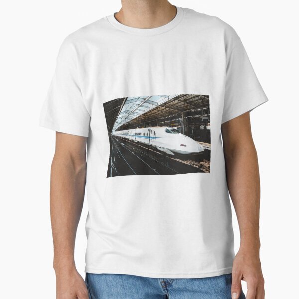 Vista previa del artículo con la obra «Tren bala Shinkansen», diseñado y vendido por JonesyDave.