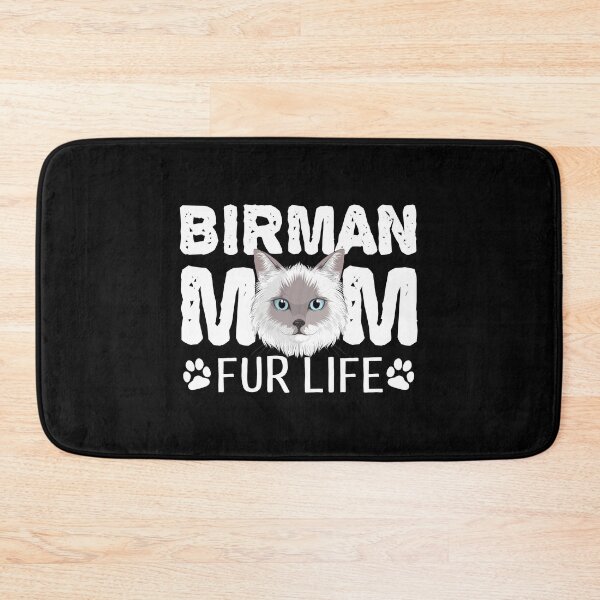Item preview, Birman Cat Mom Fur Life Kitty Pun designed and sold by fatamyfan1.