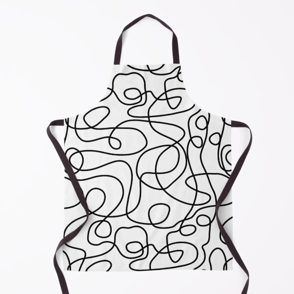 Item preview, Doodle Line Art Pattern | Black on White designed and sold by itsjensworld.