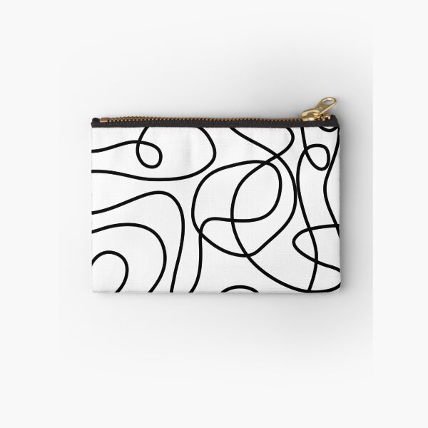 Item preview, Doodle Line Art Pattern | Black on White designed and sold by itsjensworld.