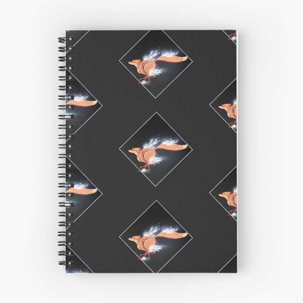 Item preview, Magical fox on fire over galactic rhombus designed and sold by Maria Benet López.