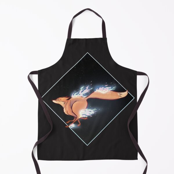 Item preview, Magical fox on fire over galactic rhombus designed and sold by Maria Benet López.
