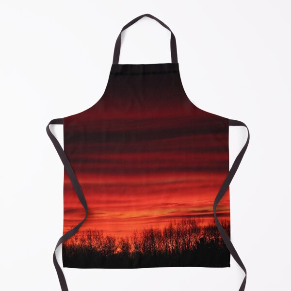 Item preview, Red Sunrise with Tree Silhouettes  designed and sold by Susie Kramer.