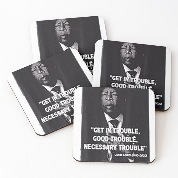 Item preview, Congressman John Lewis: Get in Good Necessary Trouble T-Shirt designed and sold by Trendy Shirts.