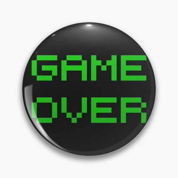 Item preview, Retro GAME OVER designed and sold by MysticPotato.