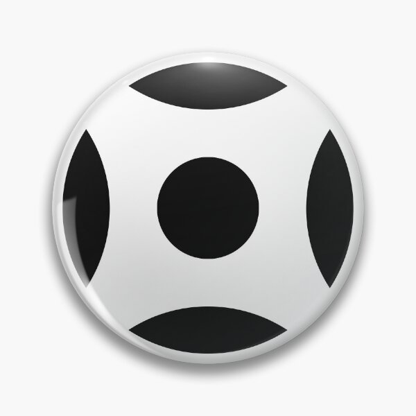 Item preview, Geometric Pattern: Intersect Circle: White/Jet designed and sold by Red Wolf.