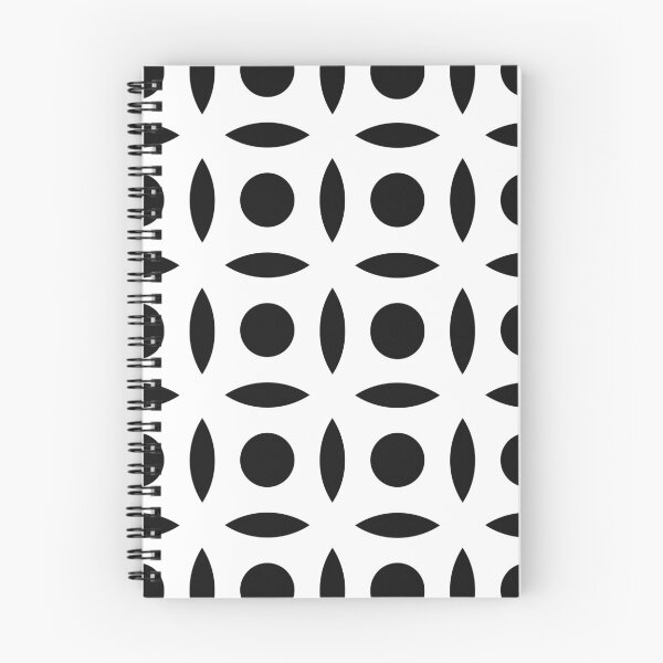 Item preview, Geometric Pattern: Intersect Circle: White/Jet designed and sold by Red Wolf.