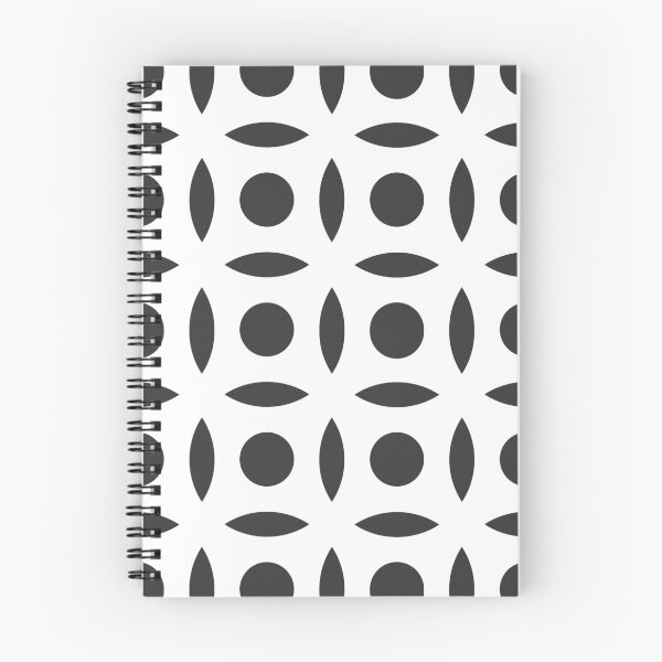 Item preview, Geometric Pattern: Intersect Circle: White/Charcoal designed and sold by Red Wolf.