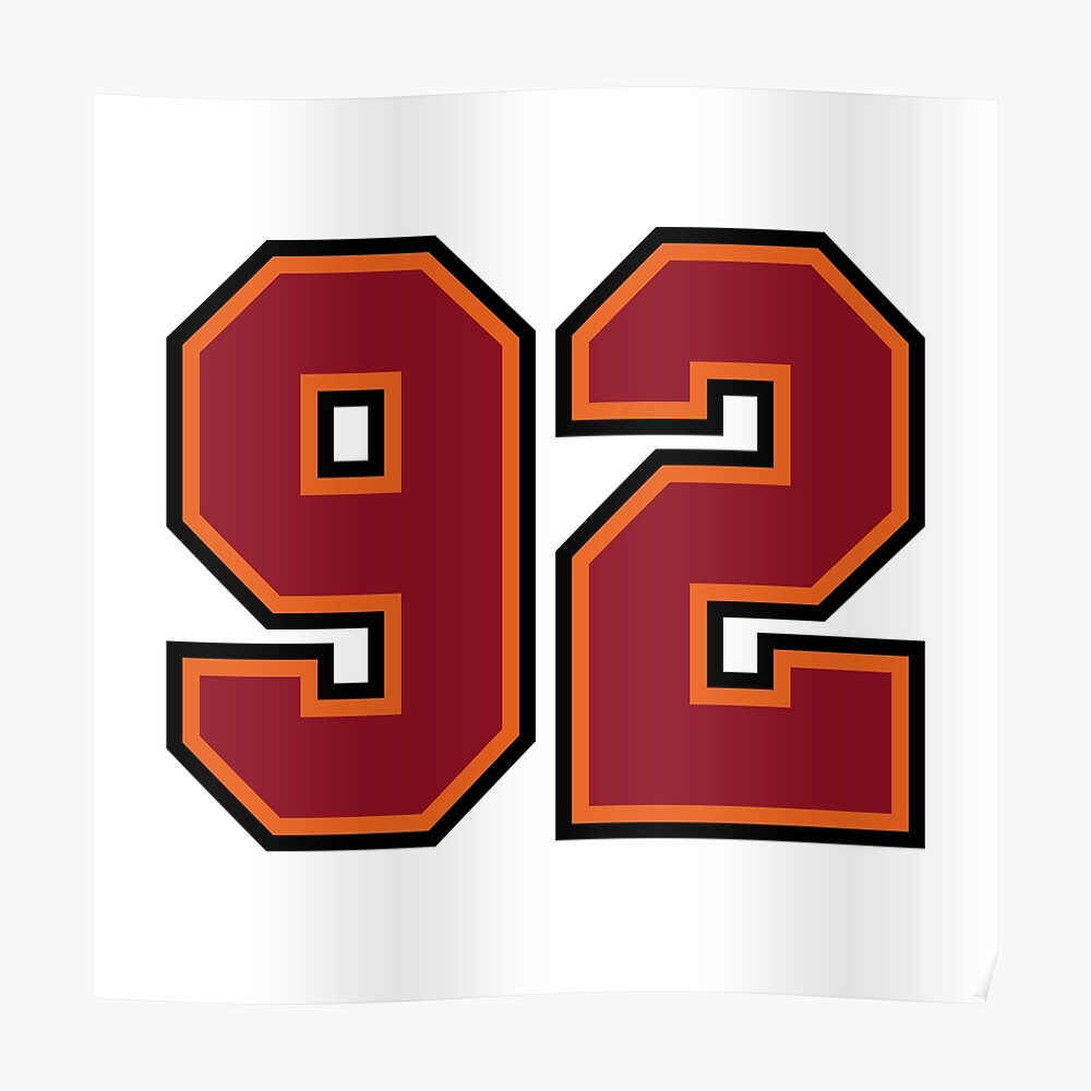 Number 99 Sports Tampa Ninety-Nine Jersey Sticker for Sale by HelloFromAja