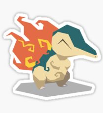 Cutout Cyndaquil Sticker