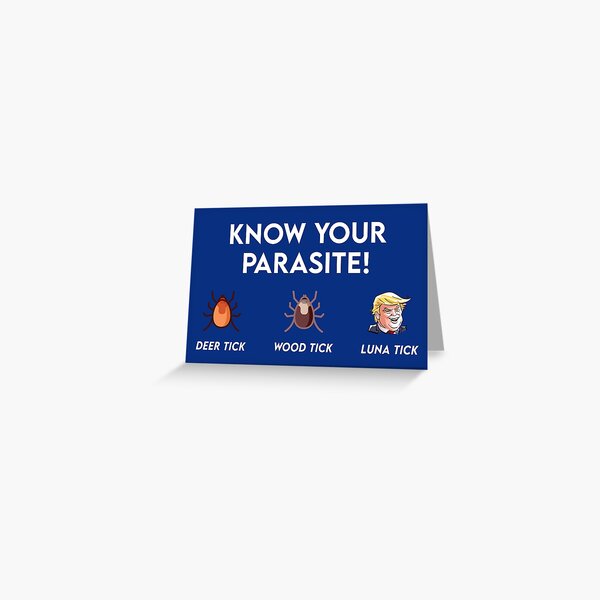 Item preview, Know Your Parasite Anti Trump Lunatic Protest Design White Letters designed and sold by magentasponge.