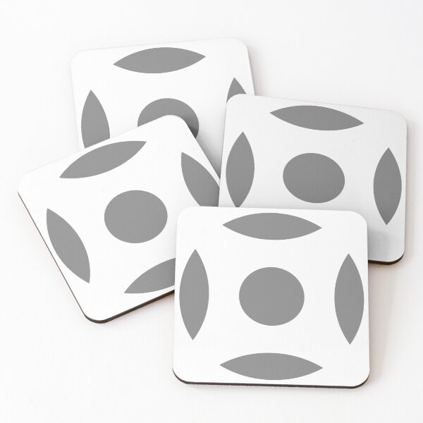 Item preview, Geometric Pattern: Intersect Circle: White/Battleship designed and sold by Red Wolf.