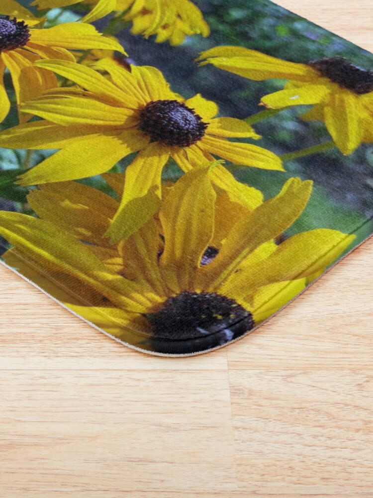 Alternative Ansicht von Gelber Sonnenhut Badematte