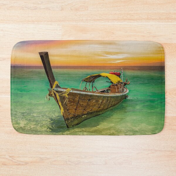 Item preview, Long Tail Boat Sunset Thailand  designed and sold by AJEvans.