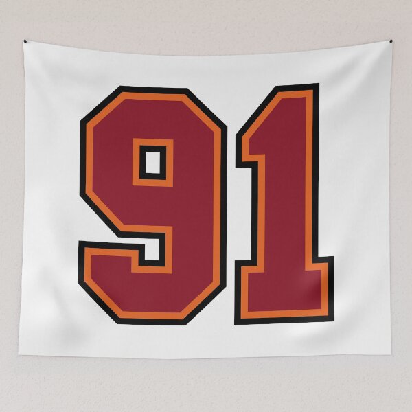 Item preview, Number 91 Sports Tampa Ninety-One Jersey designed and sold by HelloFromAja.