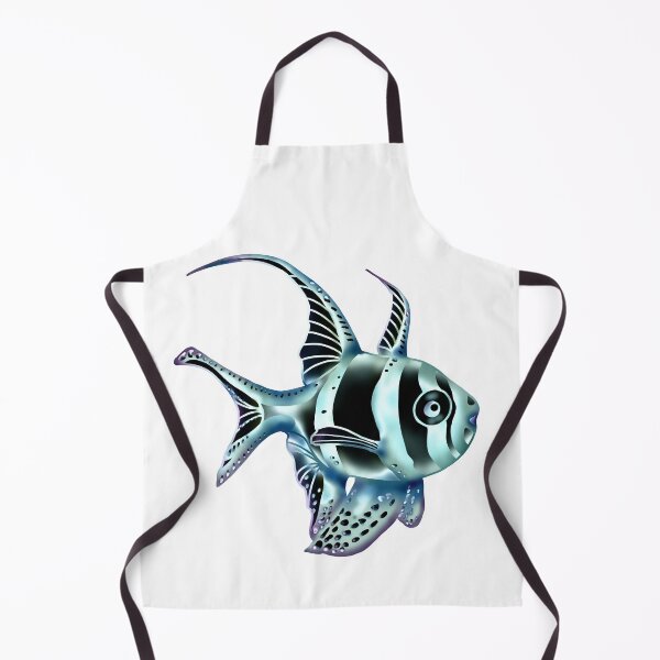 Item preview, severe, but pretty, metallic Banggai cardinalfish designed and sold by AsyaTury.
