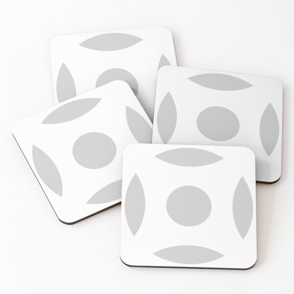 Item preview, Geometric Pattern: Intersect Circle: White/Ash designed and sold by Red Wolf.