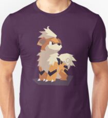 Cutout Growlithe Unisex T-Shirt