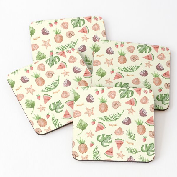 Item preview, Tropical Summer Fruits designed and sold by Vector Scout Lab.