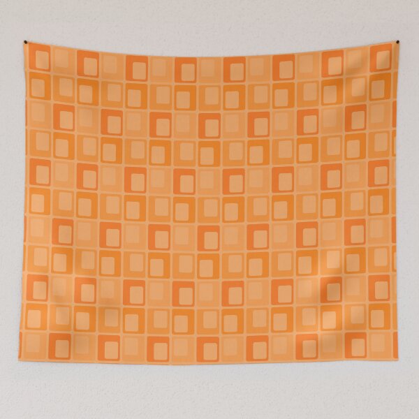 Item preview, Orange Retro Rectangles designed and sold by weirdAffect.