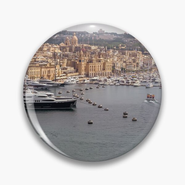 Item preview, View to the medieval city of Birgu (Vittoriosa), Malta designed and sold by lena-maximova.