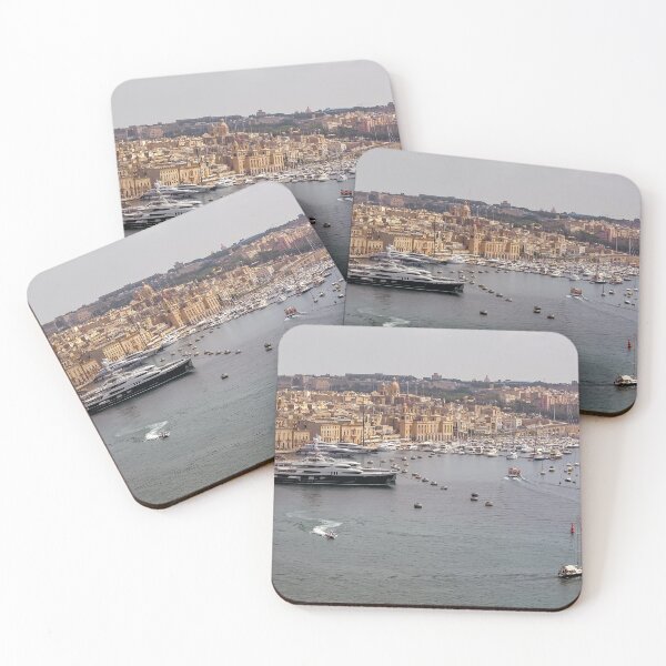 Item preview, View to the medieval city of Birgu (Vittoriosa), Malta designed and sold by lena-maximova.