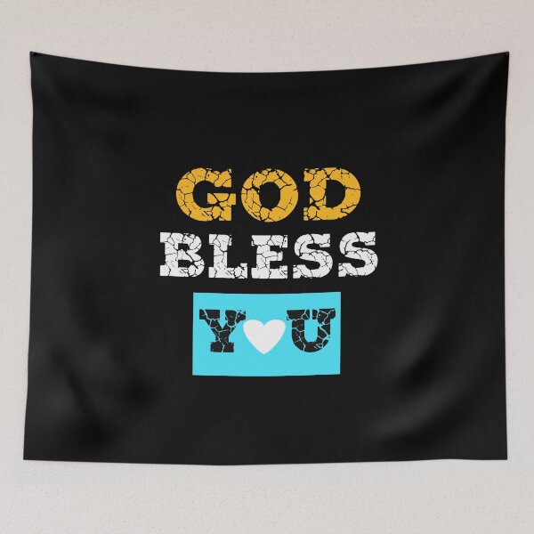 Item preview, God bless you designed and sold by Designhub14.