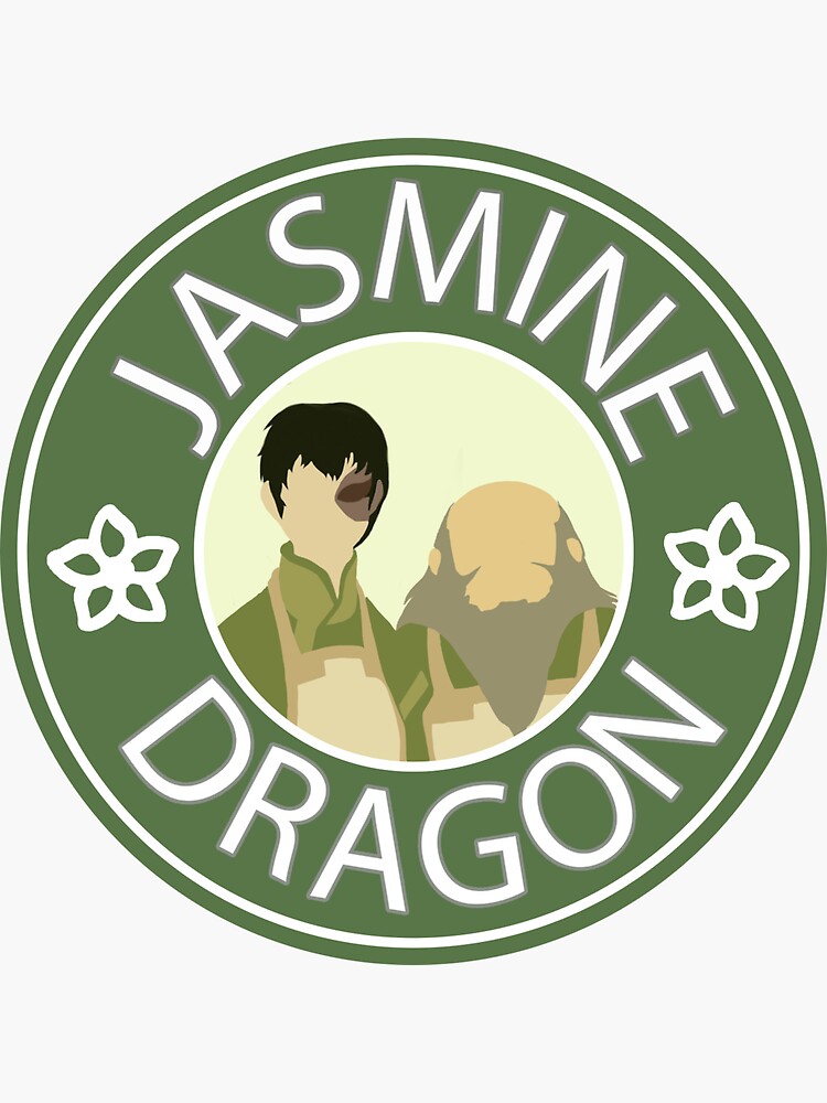 "ATLA Zuko and Iroh Jasmine Dragon " Sticker by StyleFriend Redbubble