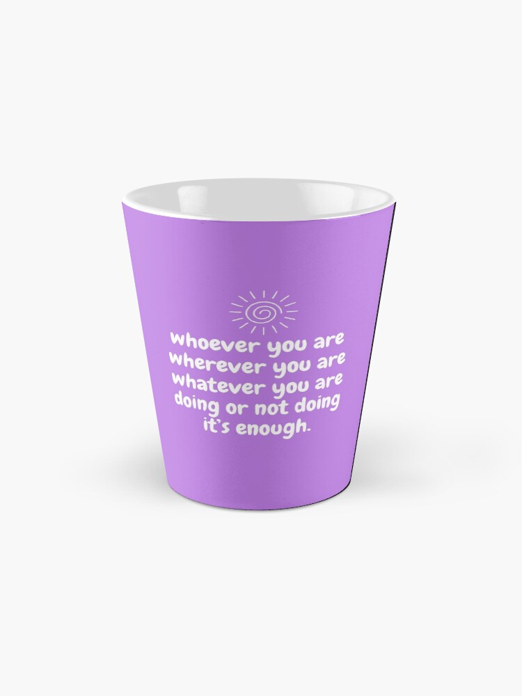 Thumbnail 2 of 4, Coffee Mug, it's enough designed and sold by theGINAshop.