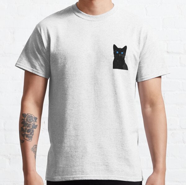 Blue Cat T Shirts Redbubble - shizuo get this cat off my head roblox