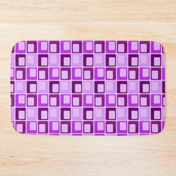 Item preview, Purple Retro Rectangles designed and sold by weirdAffect.