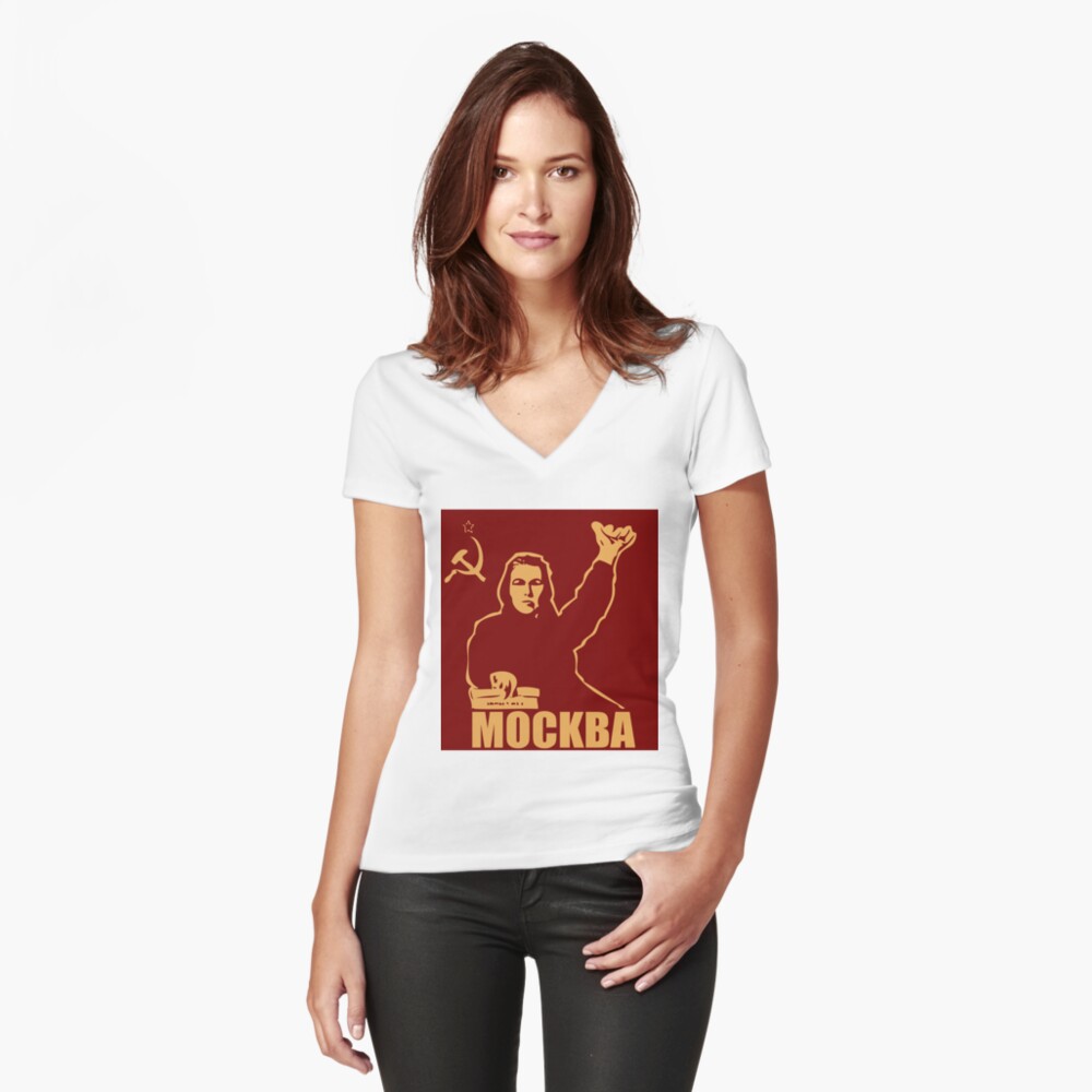 Item preview, Fitted V-Neck T-Shirt designed and sold by SofiaYoushi.