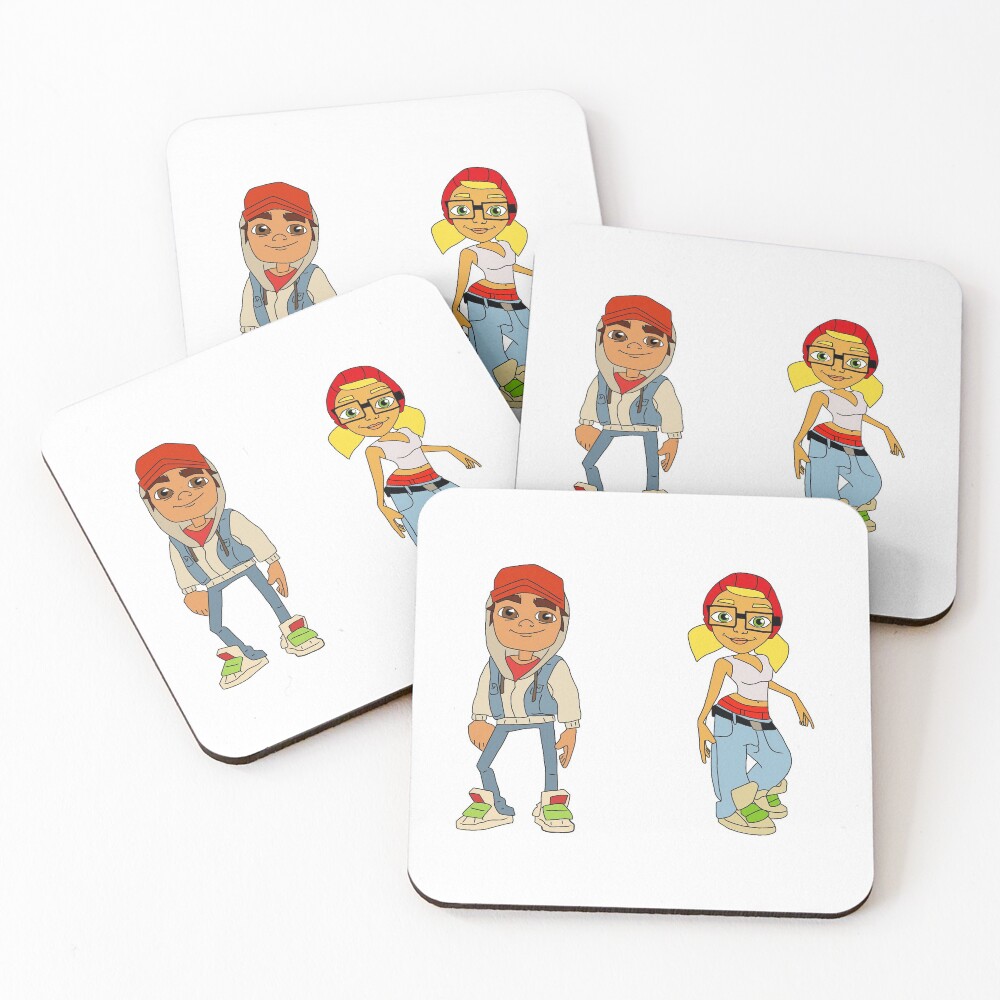 Subway Surfers Coasters (Set of 4)