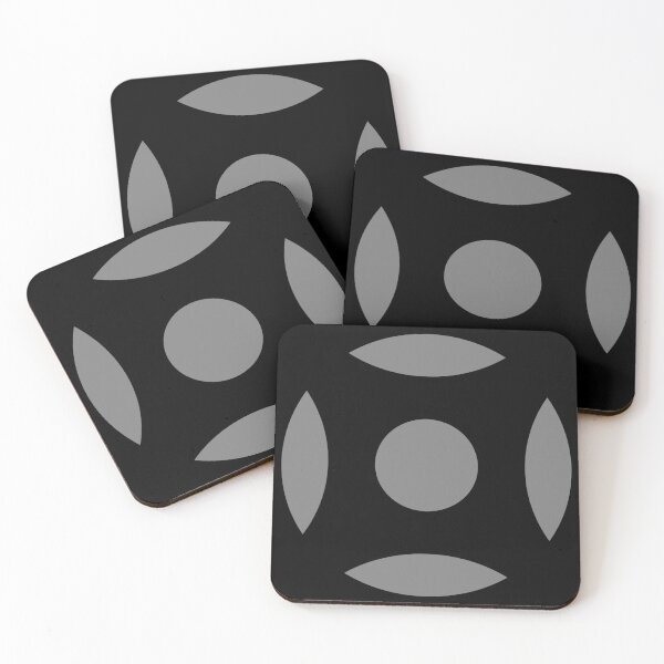 Item preview, Geometric Pattern: Intersect Circle: Black/Battleship designed and sold by Red Wolf.