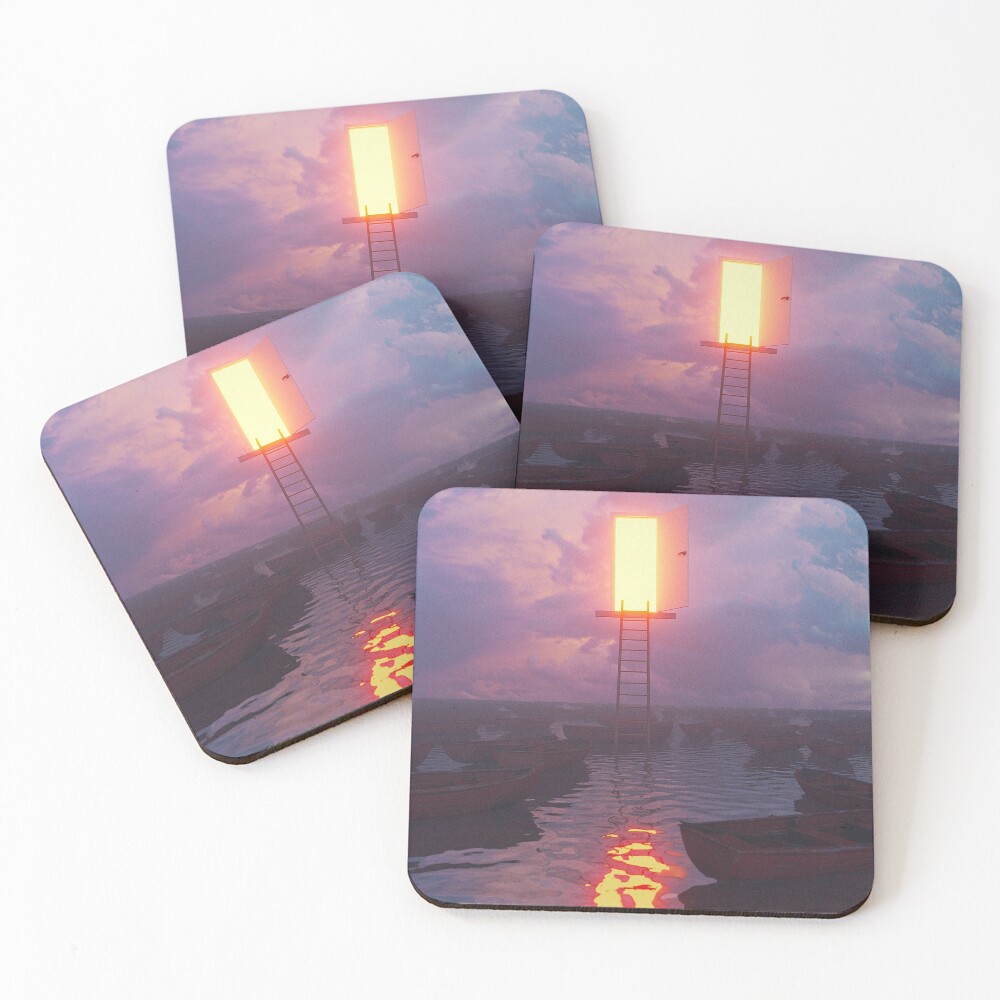 Item preview, Coasters (Set of 4) designed and sold by 3devansh.