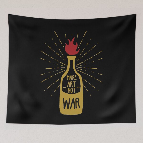 Item preview, Make Art Not War designed and sold by ozumdesigns.