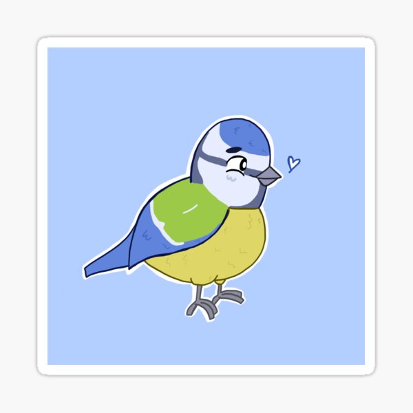 Blue Tit Sticker