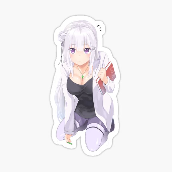 Re Zero Emilia Stickers Redbubble