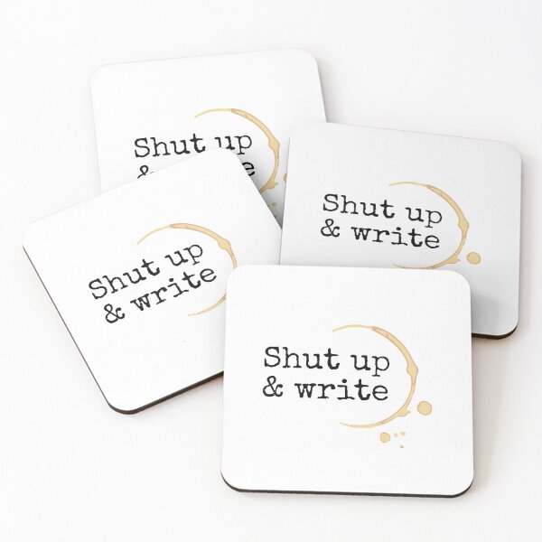 Item preview, Shut Up & Write - Coffee designed and sold by UrbaneLibra.
