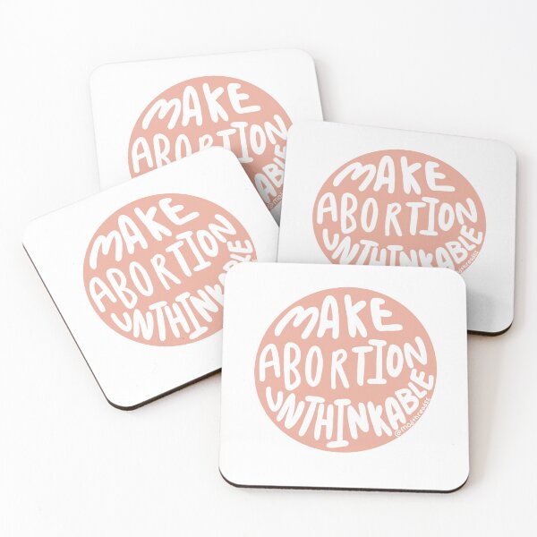 Item preview, make abortion unthinkable designed and sold by Brooke Therese.